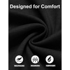 image:imageCOOFANDY Mens Blazer Business Casual One Button Lightweight Sport Coat Solid Knit Suit JacketBlack
