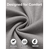 image:imageCOOFANDY Mens Blazer Business Casual One Button Lightweight Sport Coat Solid Knit Suit JacketLight Grey