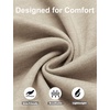image:imageCOOFANDY Mens Blazer Business Casual One Button Lightweight Sport Coat Solid Knit Suit JacketLight Khaki