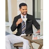 image:imageCOOFANDY Mens Blazer Casual Sport Coats and Blazers Lightweight One Button Suit JacketBlack
