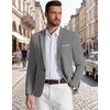 image:imageCOOFANDY Mens Blazer Casual Sport Coats and Blazers Lightweight One Button Suit JacketGray