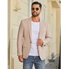 image:imageCOOFANDY Mens Blazer Casual Sport Coats and Blazers Lightweight One Button Suit JacketKhaki
