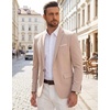 image:imageCOOFANDY Mens Blazer Casual Sport Coats and Blazers Lightweight One Button Suit JacketKhaki