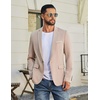 image:imageCOOFANDY Mens Blazer Casual Sport Coats and Blazers Lightweight One Button Suit JacketKhaki
