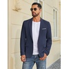 image:imageCOOFANDY Mens Blazer Casual Sport Coats and Blazers Lightweight One Button Suit JacketNavy Blue
