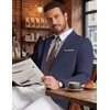 image:imageCOOFANDY Mens Blazer Casual Sport Coats and Blazers Lightweight One Button Suit JacketNavy Blue