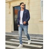 image:imageCOOFANDY Mens Blazer Casual Sport Coats and Blazers Lightweight One Button Suit JacketNavy Blue