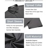 image:imageCOOFANDY Mens Button Down Shirt Short Sleeve Casual Shirt for Men Summer Business Casual Dress ShirtDark Grey