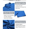 image:imageCOOFANDY Mens Button Down Shirt Short Sleeve Casual Shirt for Men Summer Business Casual Dress ShirtOcean Blue
