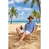 image:imageCOOFANDY Mens Button Down Shirts Short Sleeve Casual Shirt Summer Beach Textured ShirtsBright Blue