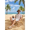 image:imageCOOFANDY Mens Button Down Shirts Short Sleeve Casual Shirt Summer Beach Textured ShirtsLight Khaki