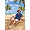 image:imageCOOFANDY Mens Button Down Shirts Short Sleeve Casual Shirt Summer Beach Textured ShirtsNavy Blue