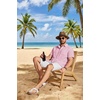 image:imageCOOFANDY Mens Button Down Shirts Short Sleeve Casual Shirt Summer Beach Textured ShirtsPink