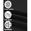image:imageCOOFANDY Mens Button Down Shirts Short Sleeve Casual Summer Beach Shirts Vacation Wedding ShirtsBlack