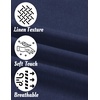 image:imageCOOFANDY Mens Button Down Shirts Short Sleeve Casual Summer Beach Shirts Vacation Wedding ShirtsNavy Blue