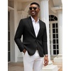 image:imageCOOFANDY Mens Casual Blazer Slim Fit Sport Coats One Button Stylish Business Suit JacketBlack