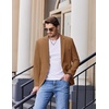 image:imageCOOFANDY Mens Casual Blazer Slim Fit Sport Coats One Button Stylish Business Suit JacketBrown