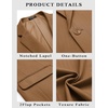 image:imageCOOFANDY Mens Casual Blazer Slim Fit Sport Coats One Button Stylish Business Suit JacketBrown