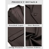 image:imageCOOFANDY Mens Casual Blazer Slim Fit Sport Coats One Button Stylish Business Suit JacketChocolate Dark Grey