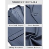 image:imageCOOFANDY Mens Casual Blazer Slim Fit Sport Coats One Button Stylish Business Suit JacketDusty Blue