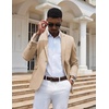 image:imageCOOFANDY Mens Casual Blazer Slim Fit Sport Coats One Button Stylish Business Suit JacketKhaki