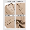 image:imageCOOFANDY Mens Casual Blazer Slim Fit Sport Coats One Button Stylish Business Suit JacketKhaki