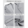 image:imageCOOFANDY Mens Casual Blazer Slim Fit Sport Coats One Button Stylish Business Suit JacketLight Grey