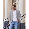 image:imageCOOFANDY Mens Casual Blazer Slim Fit Sport Coats One Button Stylish Business Suit JacketLight Grey