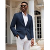 image:imageCOOFANDY Mens Casual Blazer Slim Fit Sport Coats One Button Stylish Business Suit JacketNavy Blue
