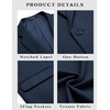 image:imageCOOFANDY Mens Casual Blazer Slim Fit Sport Coats One Button Stylish Business Suit JacketNavy Blue
