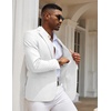 image:imageCOOFANDY Mens Casual Blazer Slim Fit Sport Coats One Button Stylish Business Suit JacketWhite