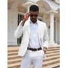 image:imageCOOFANDY Mens Casual Blazer Slim Fit Sport Coats One Button Stylish Business Suit JacketWhite
