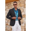 image:imageCOOFANDY Mens Casual Blazer Sport Coats and Blazers Lightweight Two Botton Business Linen Blazer Suit JacketBlack