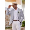 image:imageCOOFANDY Mens Casual Blazer Sport Coats and Blazers Lightweight Two Botton Business Linen Blazer Suit JacketGrey