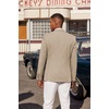 image:imageCOOFANDY Mens Casual Blazer Sport Coats and Blazers Lightweight Two Botton Business Linen Blazer Suit JacketKhaki