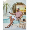 image:imageCOOFANDY Mens Casual Button Down Shirt Short Sleeve Summer Shirt for Beach Vacation Resort WearDusty Pink