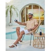 image:imageCOOFANDY Mens Casual Button Down Shirt Short Sleeve Summer Shirt for Beach Vacation Resort WearLight Khaki