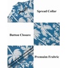 image:imageCOOFANDY Mens Casual Button Down Shirts Short Sleeve Textured Summer Beach ShirtsBluecoconut Tree