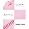 image:imageCOOFANDY Mens Casual Button Down Shirts Short Sleeve Textured Summer Beach ShirtsPink