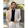 image:imageCOOFANDY Mens Casual Cotton Linen Blazer Lightweight Linen Sport Coat Two Button Suit JacketKhaki