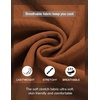 image:imageCOOFANDY Mens Casual Henley Shirt Band Collar Short Sleeve Shirt Summer Beach Hippie TShirtBrown