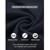 image:imageCOOFANDY Mens Casual Henley Shirt Band Collar Short Sleeve Shirt Summer Beach Hippie TShirtNavy Blue