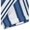 image:imageCOOFANDY Mens Casual Henley Shirt Band Collar Short Sleeve Shirt Summer Beach Hippie TShirtStripewhite  Blue