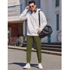 image:imageCOOFANDY Mens Casual Joggers Pants Elastic Drawstring Chino Cargo Pants Hiking Outdoor Track SweatpantsArmy Green