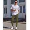 image:imageCOOFANDY Mens Casual Joggers Pants Elastic Drawstring Chino Cargo Pants Hiking Outdoor Track SweatpantsArmy Green