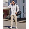 image:imageCOOFANDY Mens Casual Joggers Pants Elastic Drawstring Chino Cargo Pants Hiking Outdoor Track SweatpantsBeige