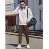 image:imageCOOFANDY Mens Casual Joggers Pants Elastic Drawstring Chino Cargo Pants Hiking Outdoor Track SweatpantsBrown