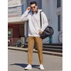 image:imageCOOFANDY Mens Casual Joggers Pants Elastic Drawstring Chino Cargo Pants Hiking Outdoor Track SweatpantsBrown3