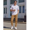 image:imageCOOFANDY Mens Casual Joggers Pants Elastic Drawstring Chino Cargo Pants Hiking Outdoor Track SweatpantsBrown3