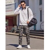 image:imageCOOFANDY Mens Casual Joggers Pants Elastic Drawstring Chino Cargo Pants Hiking Outdoor Track SweatpantsCamouflage1